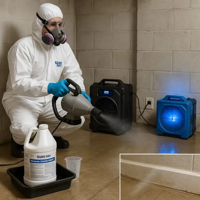 Sanitization and Odor Removal process in Balcones Heights, TX