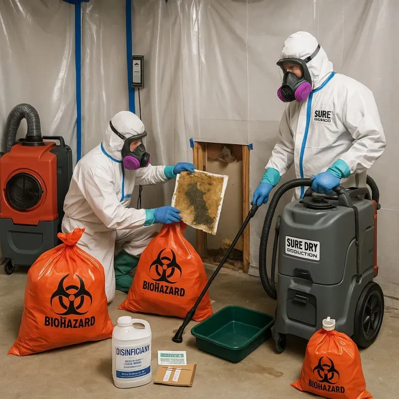 Contaminated Water Handling Protocols process in Balcones Heights, TX